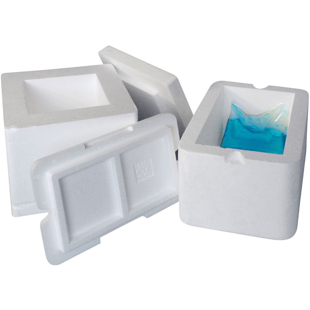 Boîte avec anse - Plastique - 21 x 19 x H 25,5 cm - Transparent